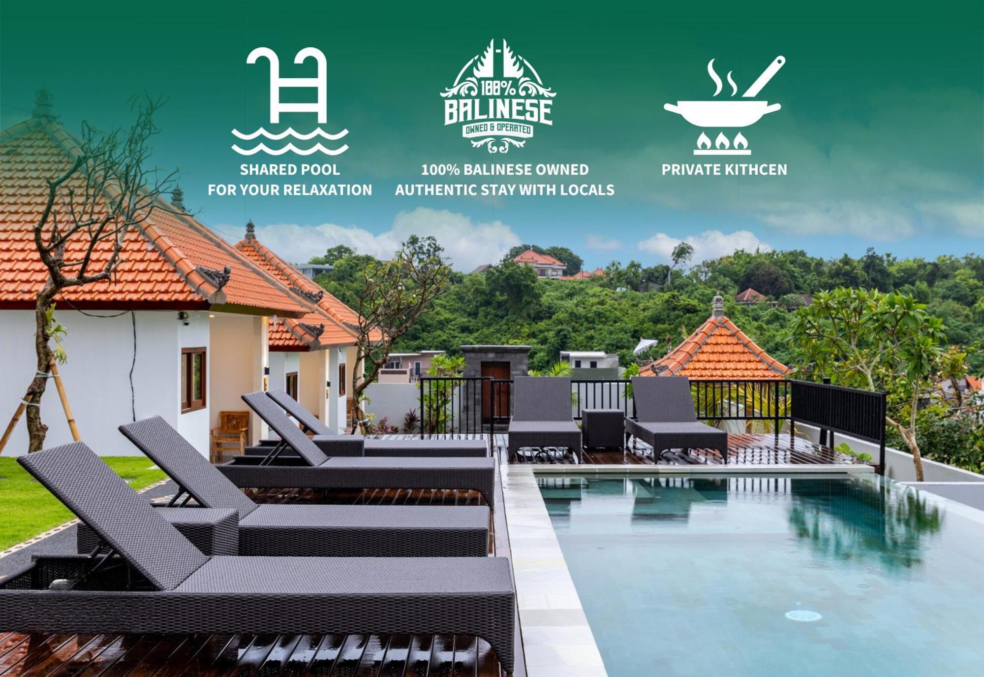 Agra Villa Bali By Bukit Vista Ungasan Esterno foto